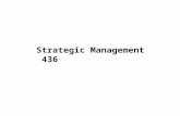 Strategic Management  436