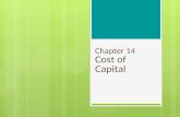 Chapter 14 Cost of Capital