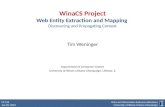 WinaCS  Project Web Entity Extraction and Mapping  Discovering and Propagating Context