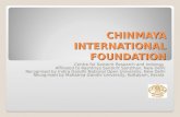 CHINMAYA INTERNATIONAL FOUNDATION