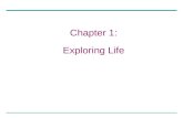 Chapter 1: Exploring Life