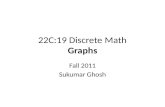 22C:19 Discrete Math Graphs