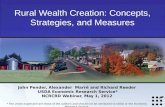 Rural Wealth Creation: Concepts, Strategies, and Measures