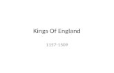 Kings Of England
