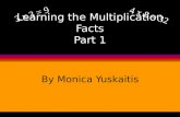 Learning the Multiplication Facts Part 1