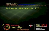 Science &Research SIG