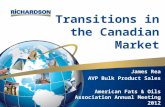 Transitions in the Canadian Market