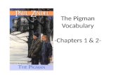 The Pigman Vocabulary -Chapters 1 & 2