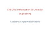 CHE-201: Introduction to Chemical Engineering