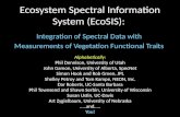Ecosystem  Spectral Information System ( EcoSIS ):