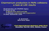 Charmonium  production in  PbPb  collisions: a look at LHC results