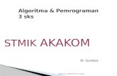 Algoritma & Pemrograman 3 sks