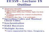 EE359 – Lecture  19 Outline