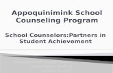 Appoquinimink School Counseling Program