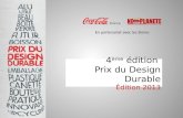 4 ème  édition  Prix du Design Durable Édition 2013