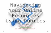 Navigating Your Online Resources Using Rubrics