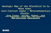 Geologic Map of the Blackbird Co-Cu Mine Area,  East-Central Idaho —  Metasedimentary  Strata,