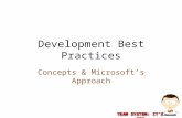 Development Best Practices