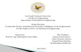 An- Najah  National University Faculty of Engineering Department of Mechanical Engineering