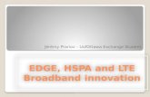 EDGE, HSPA and LTE Broadband innovation