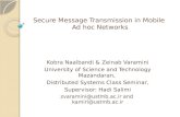Secure Message Transmission in Mobile  Ad hoc Networks