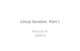 Linux Session  Part I