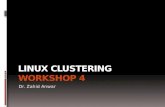 L inux clustering  Workshop 4