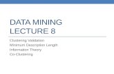 DATA MINING LECTURE 8