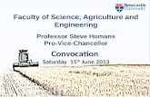 Faculty of Science, Agriculture and  Engineering Professor Steve Homans Pro-Vice-Chancellor