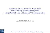 Development of a Portable Work  Zone Traffic  Safety Information  System