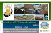 Automating  LaDOTD Design Publishing ( Updated 2/27/2013  - HW )