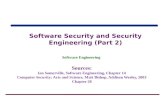 Software  Security and Security Engineering (Part 2)
