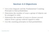 Section  4.3  Objectives