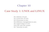 Case Study 1: UNIX and LINUX