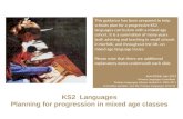 KS 2   Languages Planning for progression in mixed  age  classes