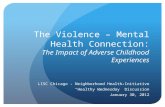 The Violence – Mental Health Connection: The Impact of Adverse Childhood Experiences