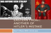 Eastern Front: Another of Hitler’s Mistake
