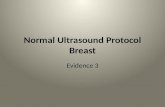 Normal Ultrasound Protocol  Breast