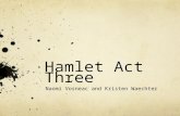 Hamlet Act Three