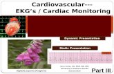 Cardiovascular---  EKG’s / Cardiac Monitoring