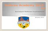 Referee Academy 2012-13
