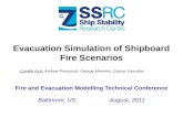 Evacuation Simulation of Shipboard  Fire  Scenarios