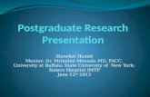 Postgraduate Research Presentation