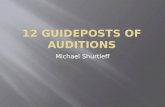 12 Guideposts of Auditions