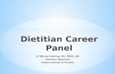 Dietitian Career  Panel