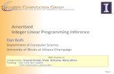 Amortized  Integer Linear Programming Inference
