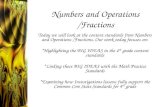 Numbers and Operations /Fractions