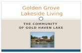 Golden Grove  Lakeside Living