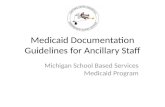 Medicaid Documentation Guidelines for Ancillary Staff