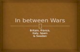 In  between Wars